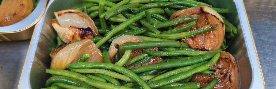 miso green beans thanksgiving